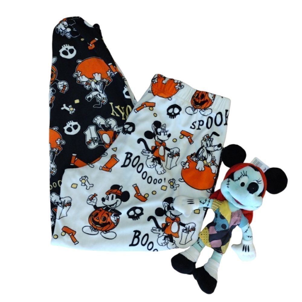 Disney Mickey Mouse & Friends‎ Halloween Themed Lounge Pants Medium - Picture 10 of 12